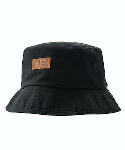 Hat: Salty Crew Alpha Flag Bucket Hat - Black