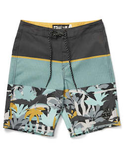 Shorts: Salty Crew Stacked Boys Boardshorts - Mackerel