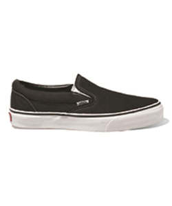 Womens Shoes: Van Classic Slip On Black / True White Shoe