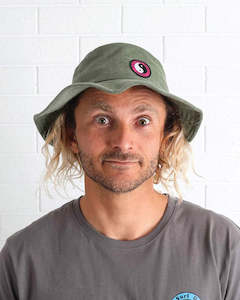 Mens Hats Beanies: T&C OG Cord Bucket Hat - Military