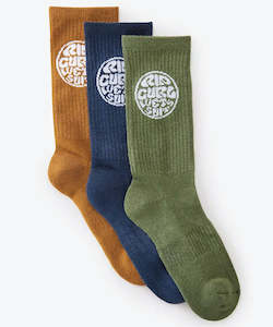 Rip Curl Mens Wetty Crew Sock - 3 Pack
