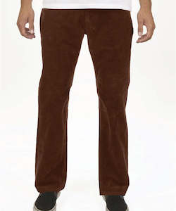 Mens Pants: Vissla Border C Cord 5 Pkt Pant - Dark Earth