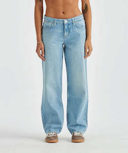 Wrangler Low Bella Baggy Relaxed Jeans - Mantra Blue
