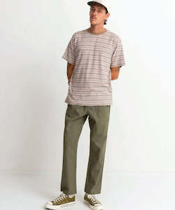 Mens Pants: Rhythm Linen Jam Pant - Olive
