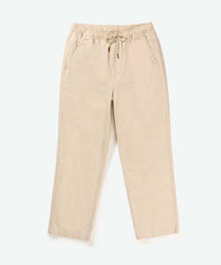 Mens Pants: Rhythm Linen Jam  Pant - Bone