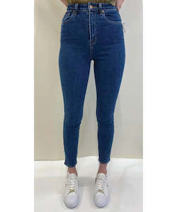 Womens Pants: Lee High Licks Crop Power