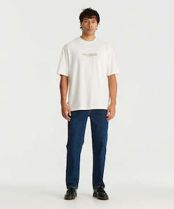 Mens Jeans: Wrangler Eazy Straight Jean - Pitted Indigo