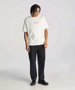 Mens Jeans: Wrangler Slacker Ledger Jeans - Worn Black