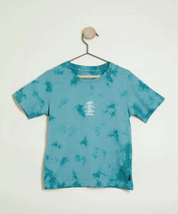 Boys: Rip Curl Grom Energy Tie Dye Boys Tee - Blue Lagoon