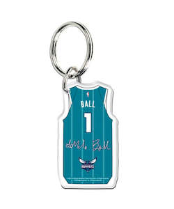 Keychain 1: Wincraft Hornets Lamelo Ball premium Acrylic Key Ring