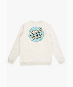 Santa Cruz Girls Other Dot Crew Neck Grey  Marl