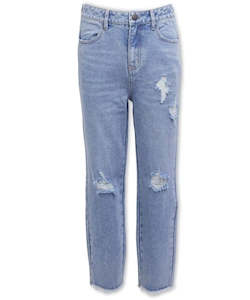 Girls Pants: Eve Girl Ella Jeans - Light Denim