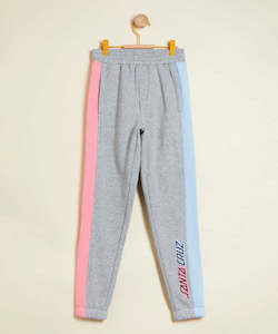 Santa Cruz Altered Strip Track Pants - Grey Marle