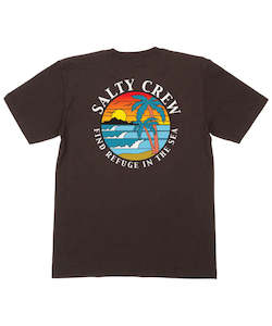 Boys T Shirts: Salty Crew Paradise Boys S/S Tee - Black