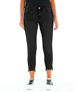 Betty Basics: Betty Basics August Denim Jean - Black
