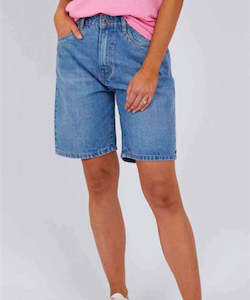Sale: Elm Eden Denim Short - Washed Blue