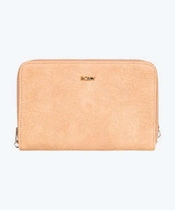 Roxy Womens Back In Brooklyn Wallet - Beige