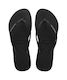 Havaianas Slim Glitter II 1069 - Black/Black