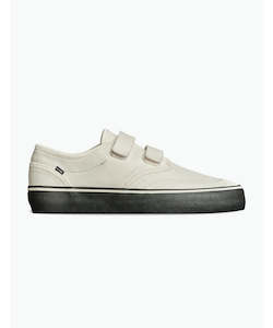 Footwear: Globe Motley II Strap - Organic White/Black
