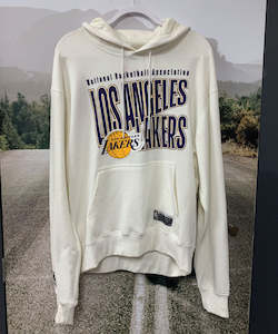 NBA Essentials Lakers Longview Vintage Hoodie - Vintage White