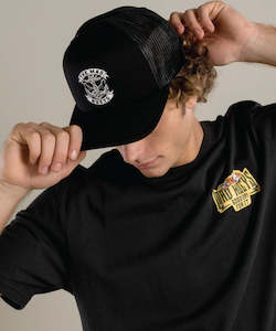 Accessories: The Mad Hueys Drop Anchor Twill Trucker Cap