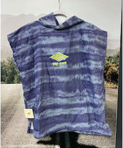 Rip Curl Kids Mixed Hooded Towel - Ocean Blue Tie Dye