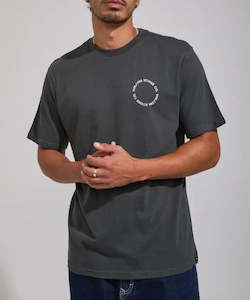 Mens T Shirts Polos: Volcom Jam Planet Short Sleeve Tee - Stealth