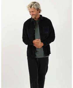 Mens Shirts: T&C Motion LS Cord Shirt - Midnight