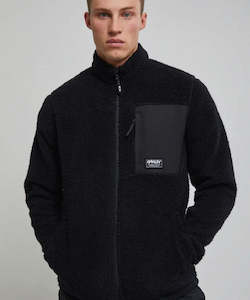 Mens Coats Vests Jackets: Oakley Mountain Fire Sherpa - Blackout