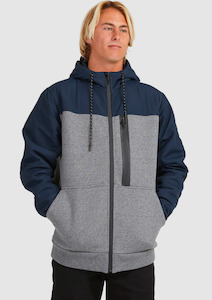 Mens Coats Vests Jackets: Billabong Adiv Quady Furnace Zip