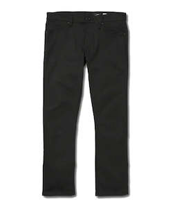 Volcom Vorta Denim Slim Fit Jeans - Black/Black