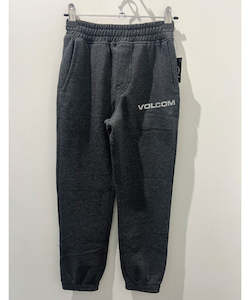 Volcom Round One Fleece Pant - Charcoal