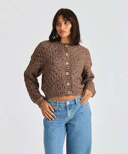 Wrangler Bonfire Cardigan - Nutmeg