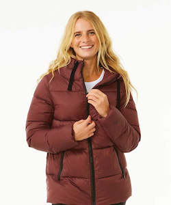 Womens Coats Jackets Vests: Rip Curl Anti-Series Insulated Jacket - Plum