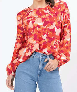 Womens Tops Shirts Blouses: Seeking Lola United Top – Ruby Peaches