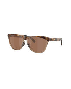 Oakley Frogskins Range XL Brown Tort/Brown Smoke Prizm Tungsten Polar Sunglasses