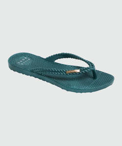Womens Jandals Sandals Sliders: Billabong Kick Back Thong - Solid - June Bug