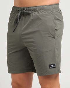 Men: The Mad Hueys Freestyle 18" Swim Volley Short - Charcoal