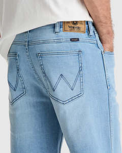 Mens Clothing: Wrangler Smith Short - Bronco Blues