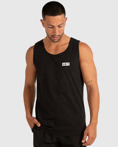 Unit Mens Singlets - Case - Black