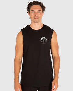 Mens Clothing: Unit Mens Muscle Tee - Evolve - Black