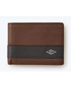 Mens Accessories: Rip Curl Diamond RFID Slim Wallet - Brown/Tan
