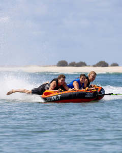 Boards Sports: Jetpilot Skimmer 3 80" Towable Tube - Red/Orange 3 Person