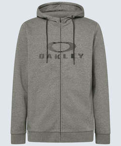 Mens Hoodies Sweatshirts: Oakley Bark FZ Hoodie 2.0 - New Athletic Grey