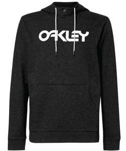 Mens Hoodies Sweatshirts: Oakley B1B PO Hoodie 2.0 - Black/White