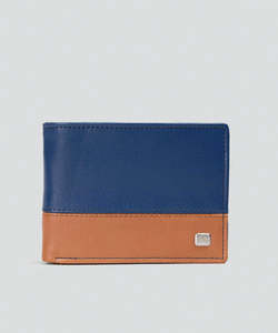 Billabong Dimension Wallet - Navy/Tan