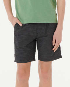 Rip Curl Boys Boardwalk Jackson Volley Shorts - Black
