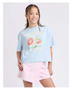 Youth 1: Eve Girl Palermo Tee - Light Blue