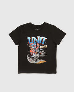 Boys: Unit Kids Tees - Freestyle - Black
