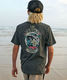 The Mad Hueys Stay Frothing Youth SS Tee - Charcoal